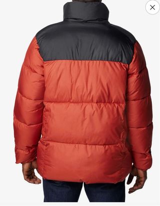 Casaca Columbia Negra y Naranja Talla s