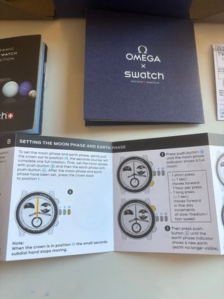 Snoopy Moonswatch Mission to Earthphase Moonshine