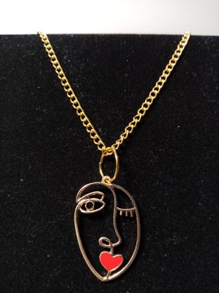 Collar Arte Minimalista Estilo Picasso