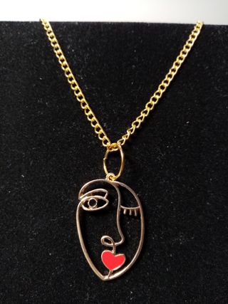 Collar Arte Minimalista Estilo Picasso