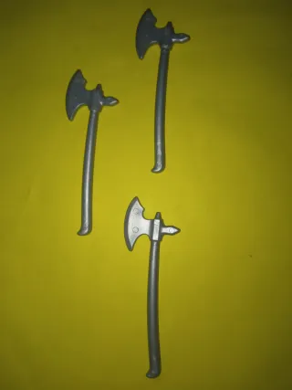 Playmobil lote 3 hachas piezas despiece