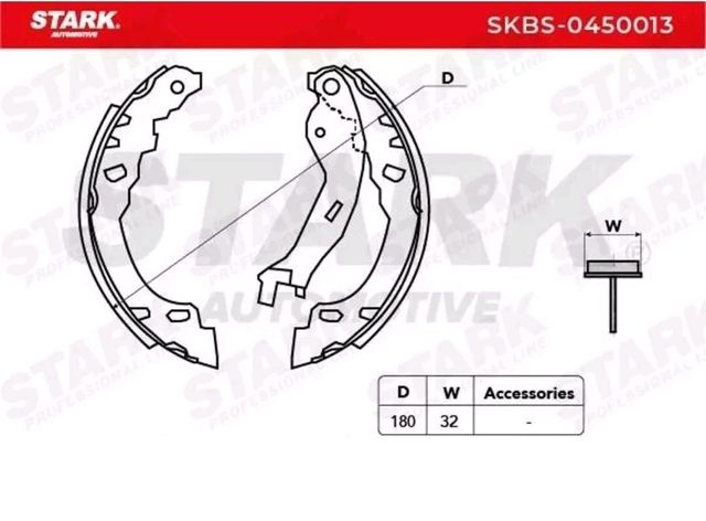STARK SkBS-0450013 KIT GANASCE FRENI