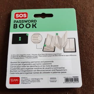 Legami Password Book Rubrica per password
