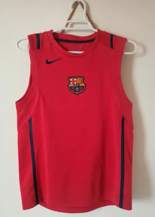 Camiseta FC Barcelona sin mangas niño T M