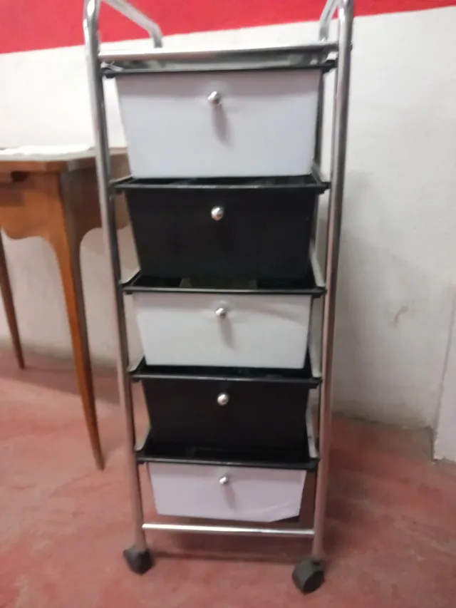 Mueble organizador con ruedas