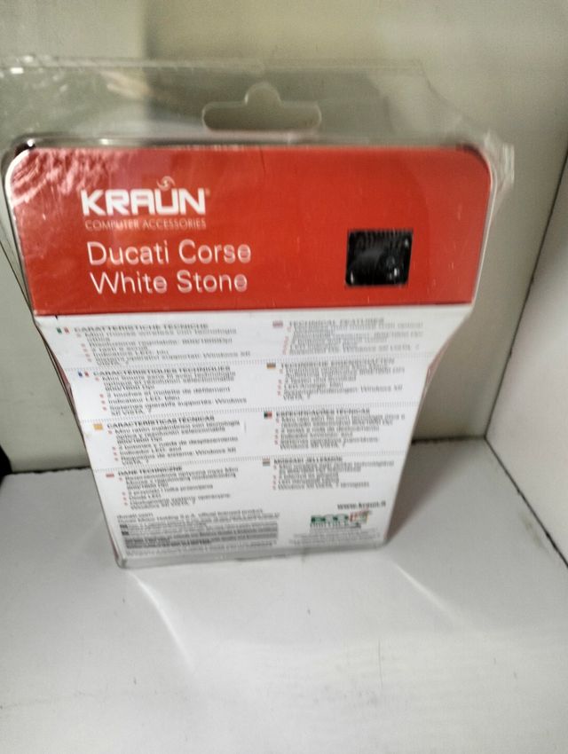 Mouse Wireless Ducati Corse White Stone