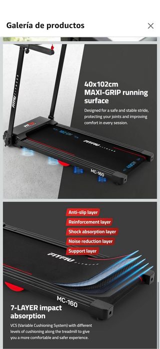 Cinta de correr FITFIU