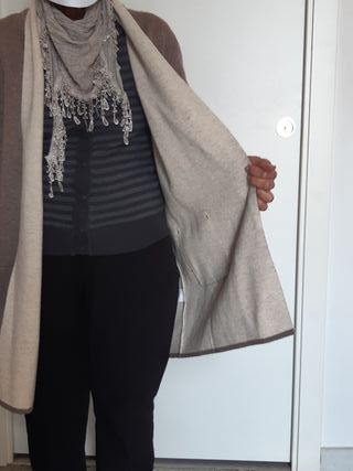Maxi Cardigan Lana e Angora Taglia Unica