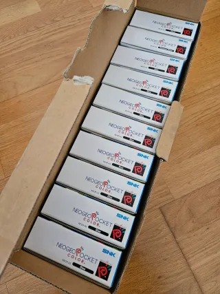 Neo Geo Pocket Color. 10 uds. Nuevas a estrenar.