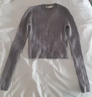 Jersey Pull&Bear gris talla S