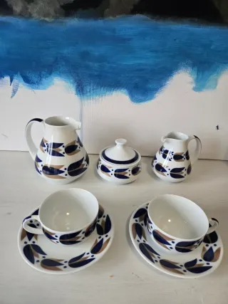 Juego desayuno Sargadelos porcelana