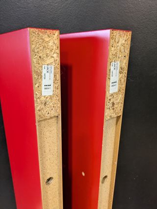 Estante pared LACK Ikea Rojo 110x26 cm 10€ c/u