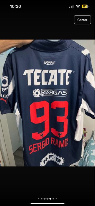 Camiseta Rayados Monterrey Sergio Ramos