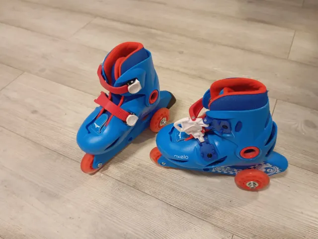 Patines ajustables talla 26 niño + Casco