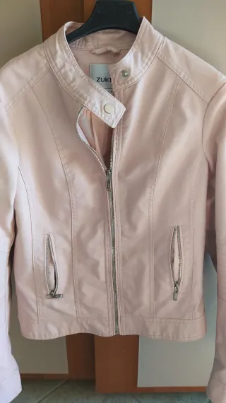 Giacca donna Zuiki ecopelle rosa