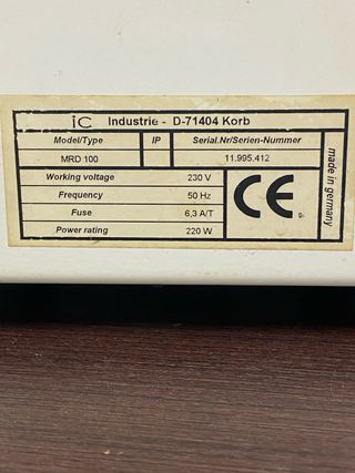 Limpiador de Prótesis Dental MRD-100