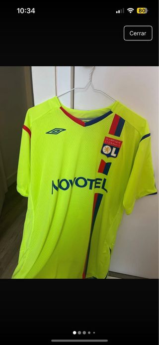 Camiseta Retro Lyon Umbro Verde