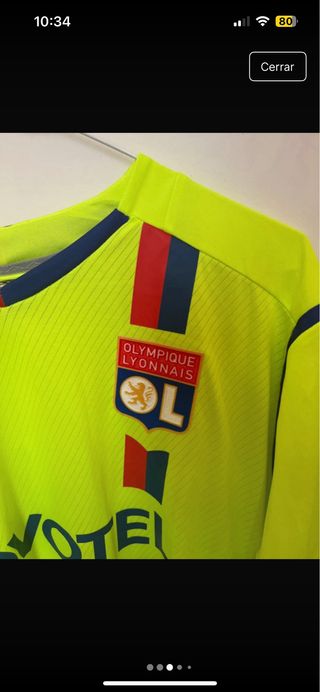Camiseta Retro Lyon Umbro Verde