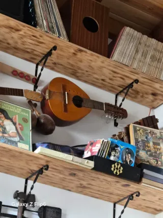 Discos de música antiguos compilación