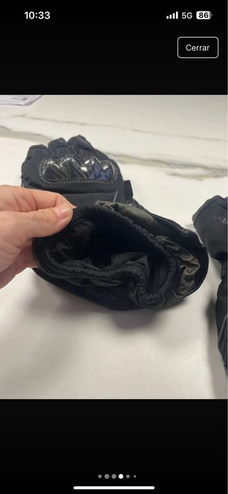 2 Pares Guantes Moto Alpinestars y Bering Negros