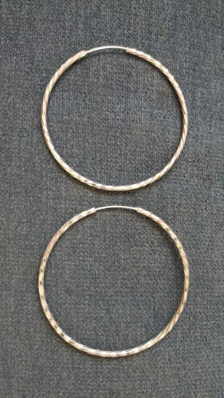 Pendientes Aros plata