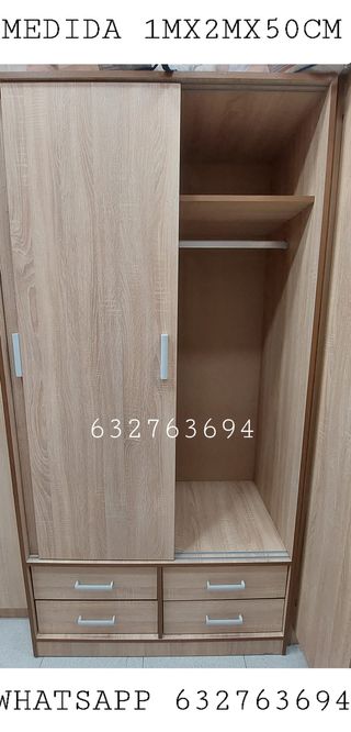 Armario corredero 1m