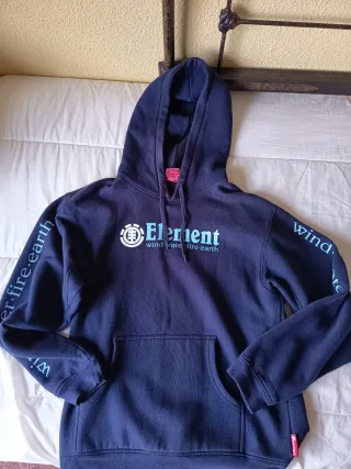 Sudadera Element Azul Talla M.