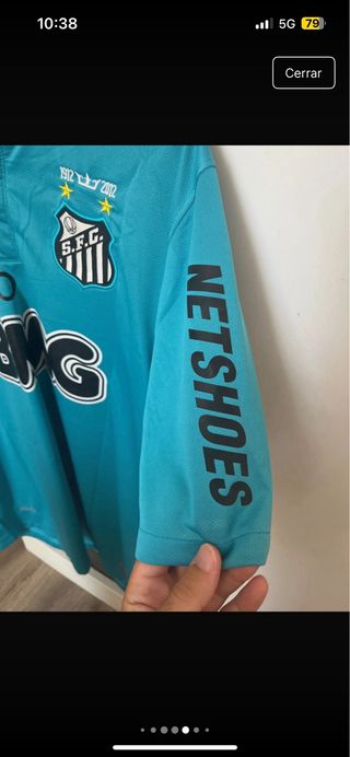 Camiseta Retro Santos Nike Teal