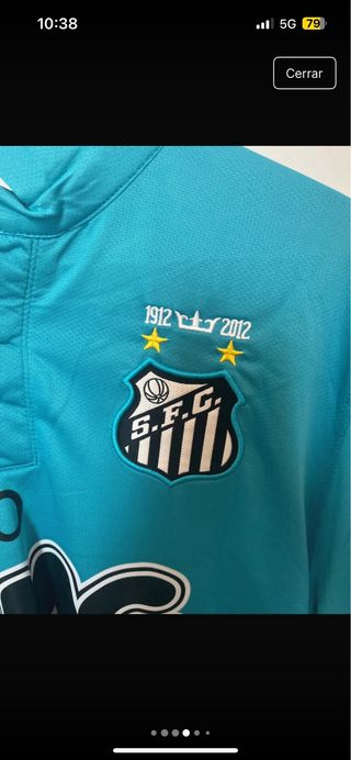 Camiseta Retro Santos Nike Teal
