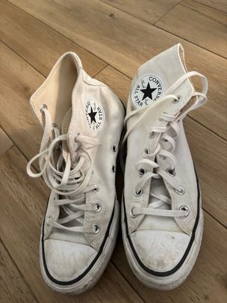 Converse All Star Blancas Mujer Talla 38