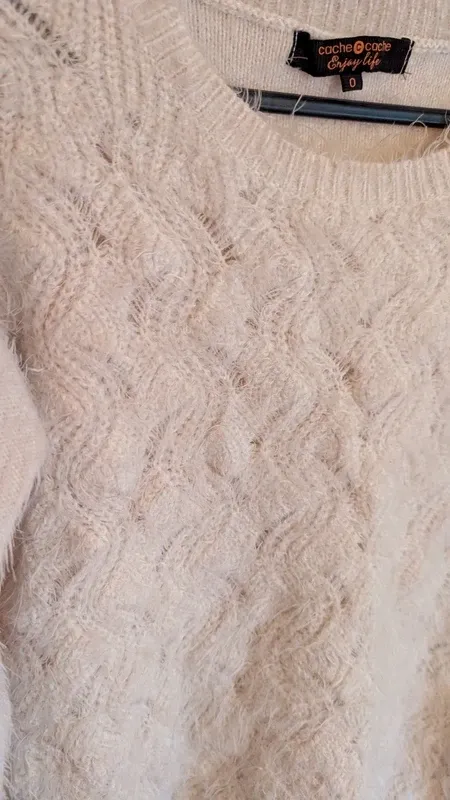 Maglione Cache Cache donna bianco