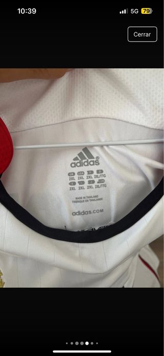 Camiseta Retro AC Milan Adidas Champions League