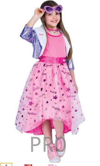 Barbie diva disfraz original niña 