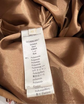 Falda Elisabetta Franchi flecos talla S