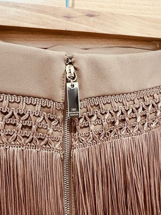 Falda Elisabetta Franchi flecos talla S