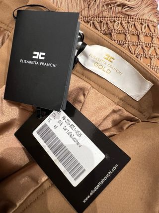 Falda Elisabetta Franchi flecos talla S
