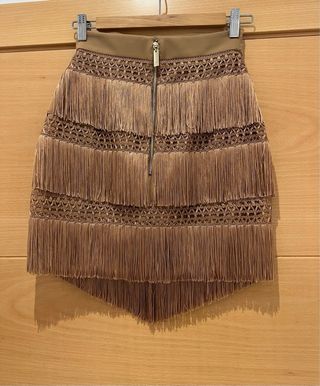 Falda Elisabetta Franchi flecos talla S