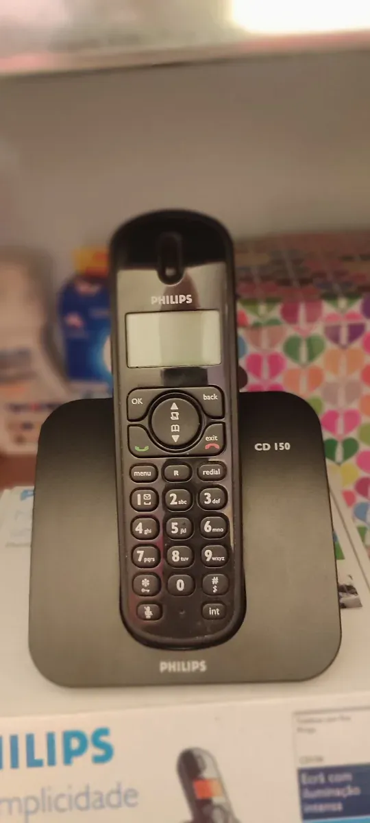 Telefono wireless Philips CD 150 nero