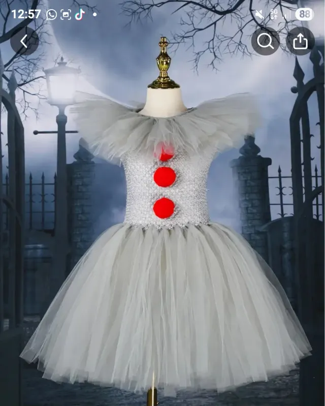 Vestido Halloween Talla
