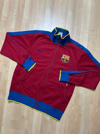 Felpa Nike Barcellona Vintage Taglia M Y2K crop