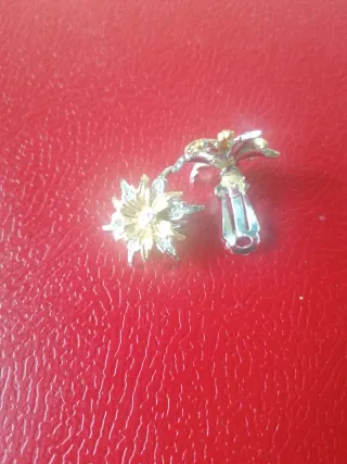 Pendientes Flor Oro y Plata