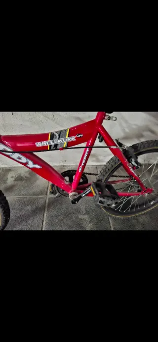 Bicicleta Infantil 20 Pulgadas Roja