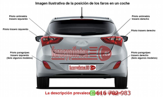 Piloto Trasero Derecho TOYOTA YARIS 5P año 2006 a