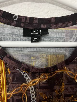 Camiseta sin mangas con estampado de cadenas XXL