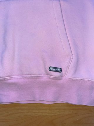 Sudadera rosa Pull&Bear