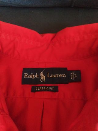 Camisa Polo Ralph Lauren Caballero Roja