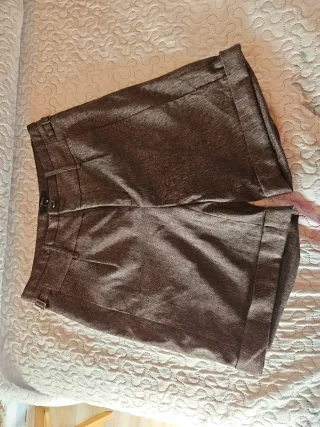 Pantalones cortos invierno marrones