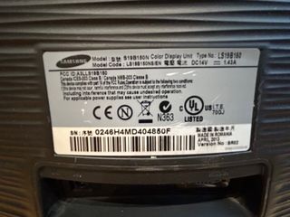 Monitor Samsung SyncMaster S19B150 Negro