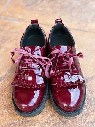 Zapatos charol niña Pablosky rojos