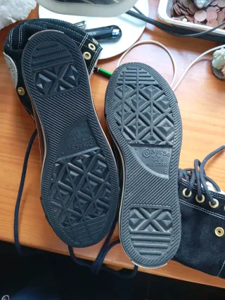 Botas Converse Talla 39 Negro/Beige